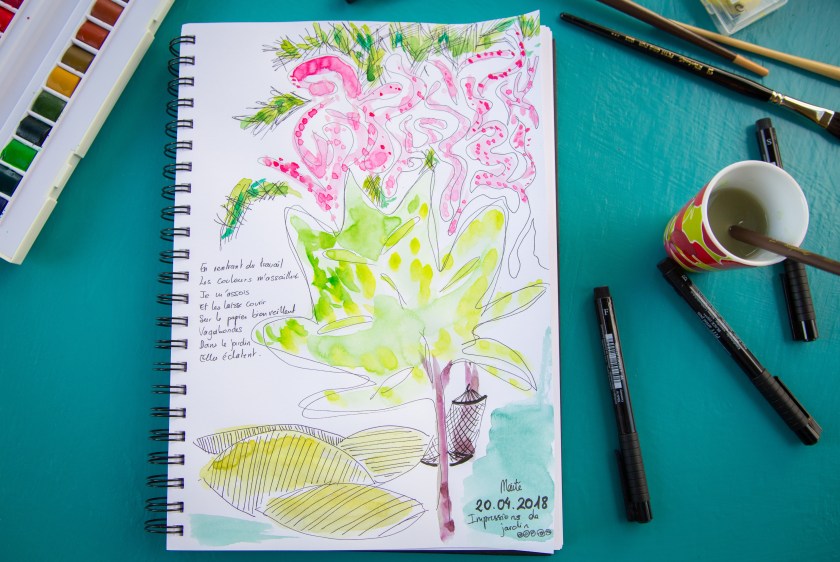 Jardin au printemps.